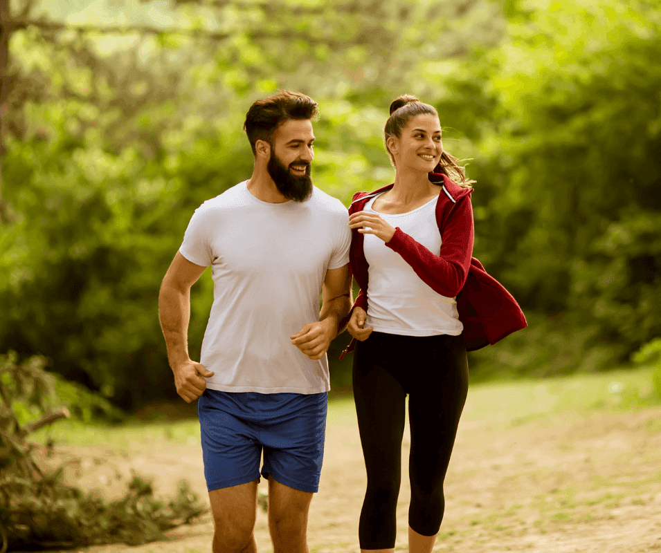 A cover image for Tirzepatide treatment where fit running on grassy field.